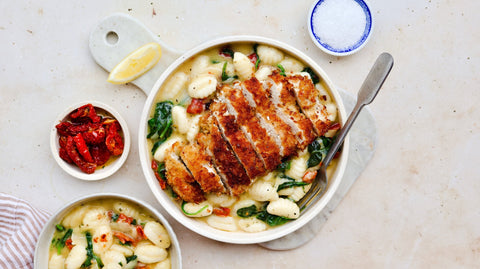 Creamy One Pan Chicken With Sun-dried Tomatoes and Gnocchi