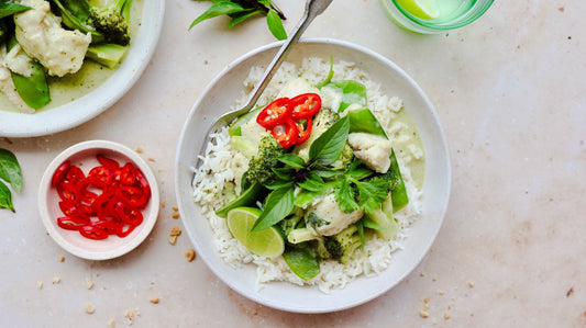 Express Fish and Broccoli Green Curry
