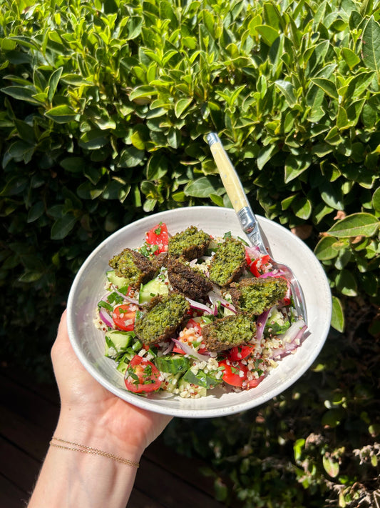 Falafel and Tabbouleh Salad