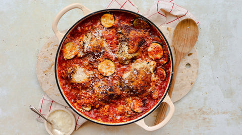 Oven Baked Crispy Chicken with Tomato