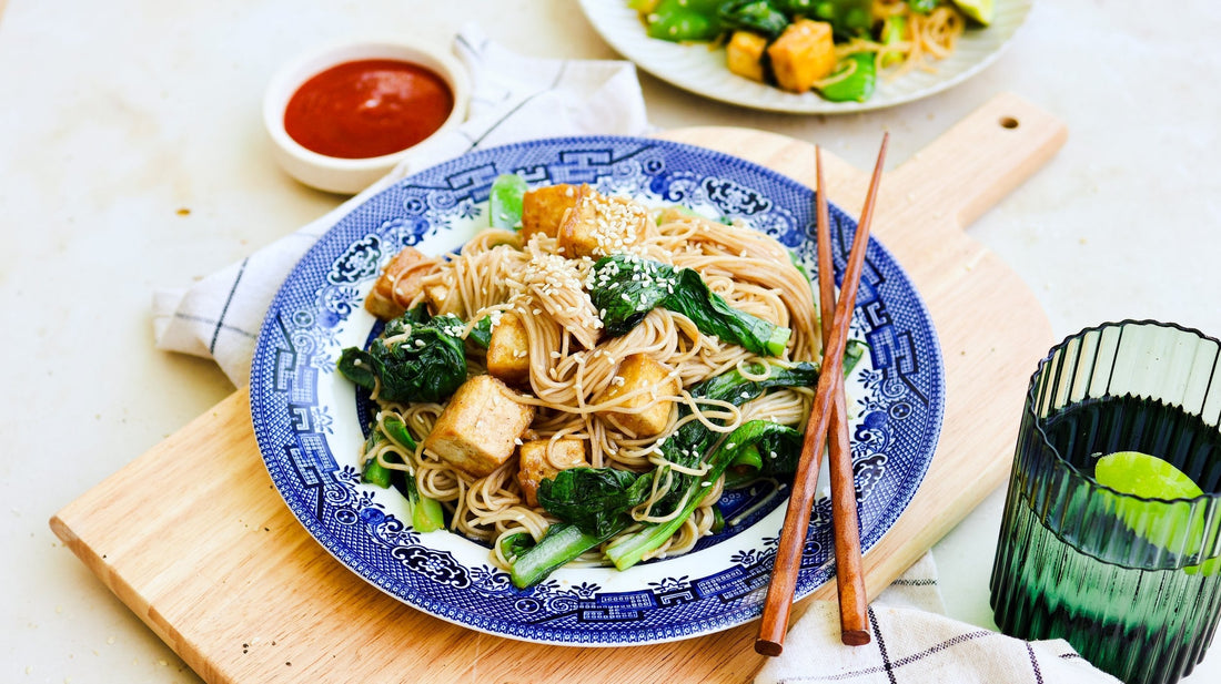 Sesame Ginger Tofu &amp; Vegetable Stir-fry