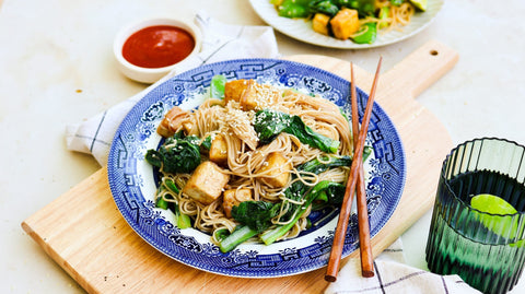 Sesame Ginger Tofu &amp; Vegetable Stir-fry