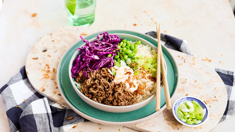 Teriyaki Beef Bowls with Rice