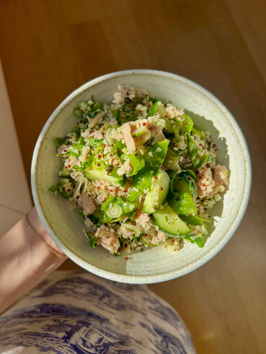 Zesty Lemon Tuna and Grain Salad