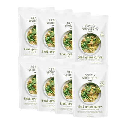 Recipe Base Thai Green Curry - 8 Pack Bundle
