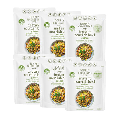 Nourish Bowl Quinoa with Peas, Carrot, Corn - 6 Pack Bundle
