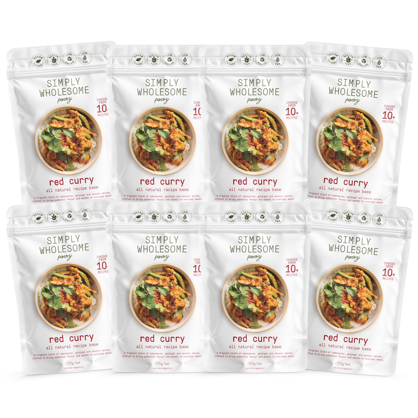 Recipe Base Red Curry - 8 Pack Bundle