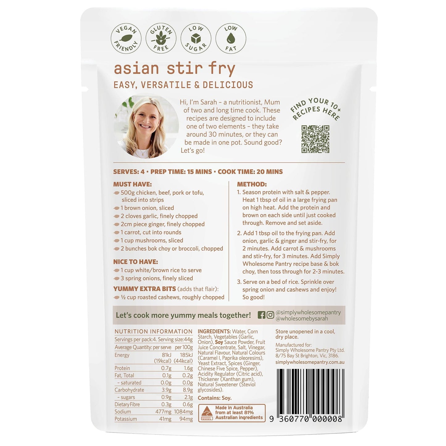 Recipe Base Asian Stir Fry - 8 Pack Bundle