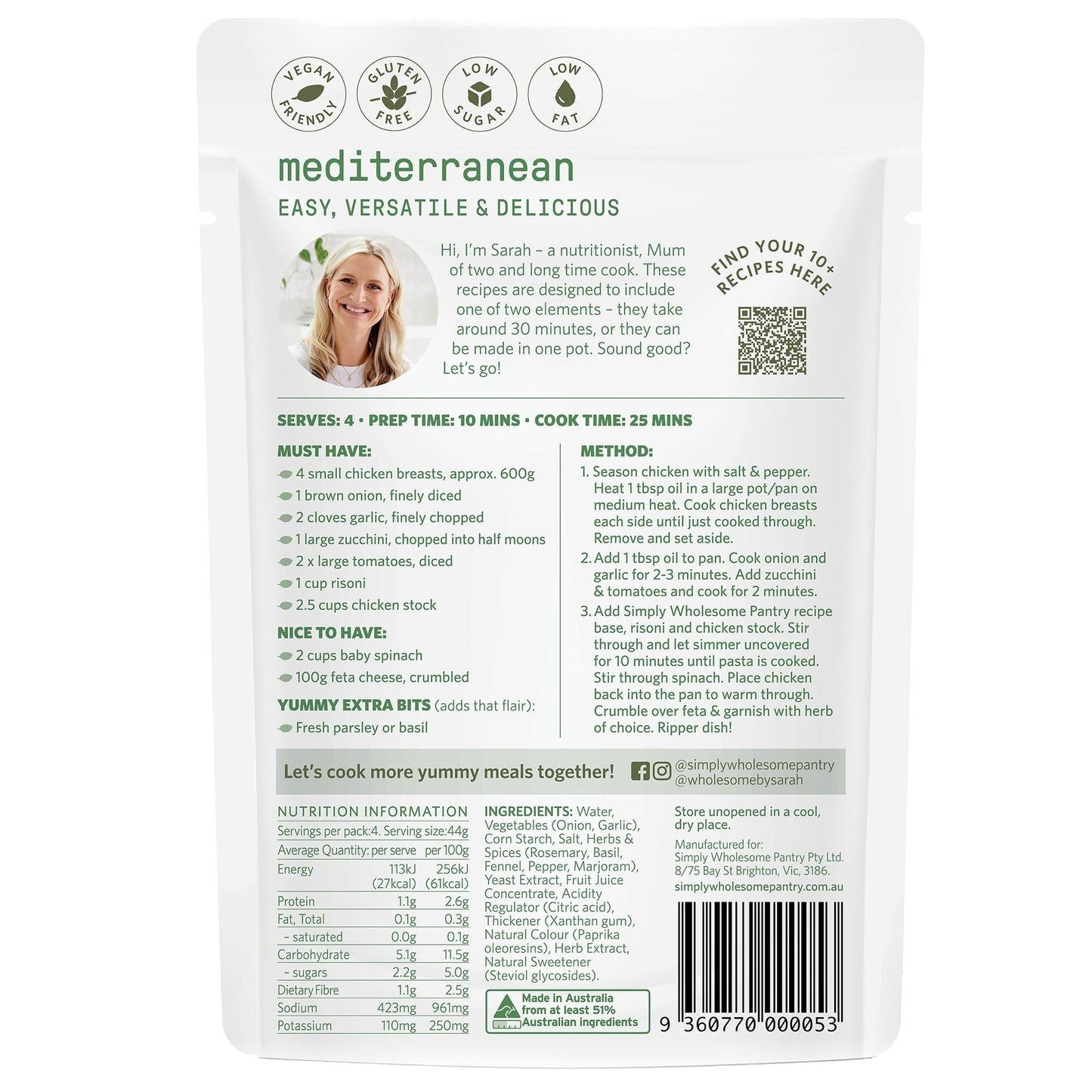 Recipe Base Mediterranean - 8 Pack Bundle