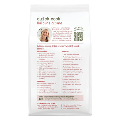 Quick Cook Grains Bulgur & Quinoa - 8 Pack Bundle