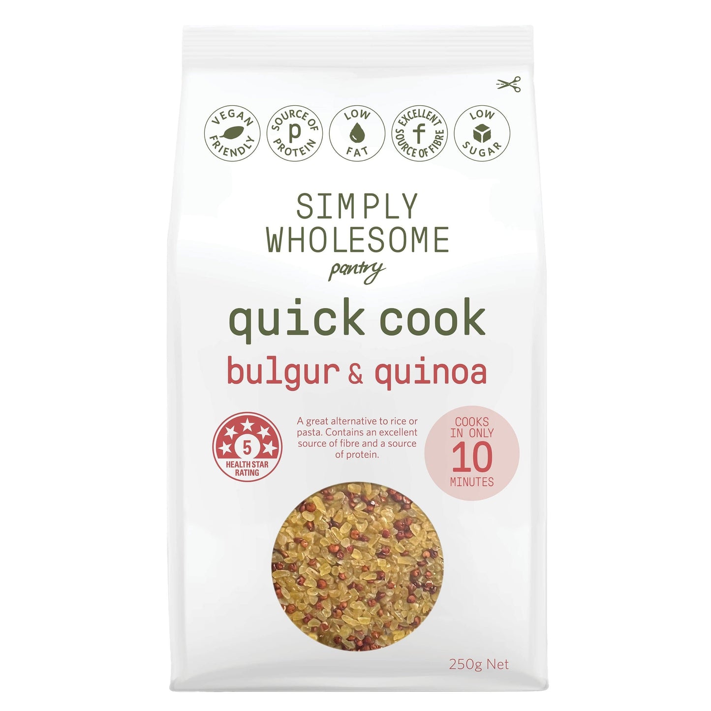 Quick Cook Grains Bulgur & Quinoa - 8 Pack Bundle