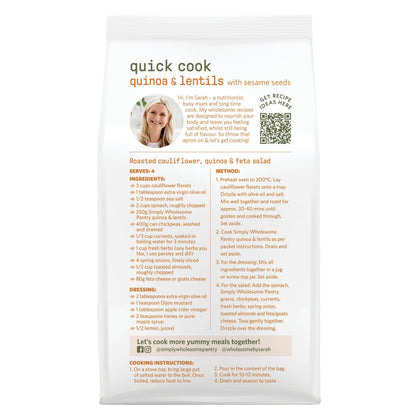 Quick Cook Grains Quinoa & Lentils - 8 Pack Bundle