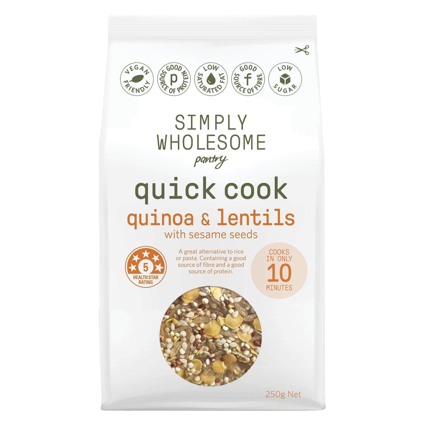 Quick Cook Grains Quinoa & Lentils - 8 Pack Bundle