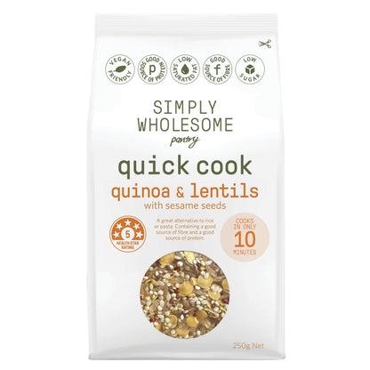 Quick Cook Grains Quinoa & Lentils - 8 Pack Bundle